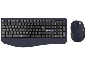 Teclado y Mouse inalámbricos Perfect Choice , USB, Español, Mouse de hasta 1200 DPI. Color Negro.