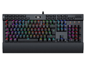 Teclado Mecánico Gamer Redragon YAMA K550, RGB, USB. Color Negro. (Versión en Español)