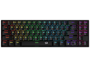 Teclado Mecánico Gamer Inalámbrico Redragon Deimos K599, Switch Redragon Red, RGB, Inglés, Receptor USB.