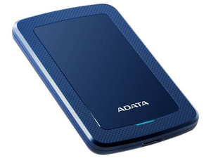 Disco Duro Portátil ADATA HV300 de 2 TB, USB 3.0. Color azul.
