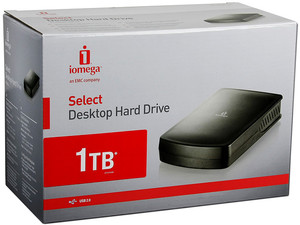 Ingenieros Inodoro limpiador Disco Duro Externo Iomega Select Desktop de 1TB, USB 2.0