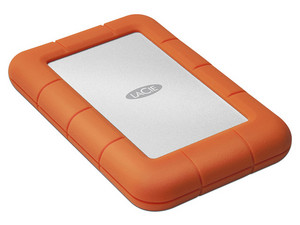 Disco Duro Portátil LaCie Rugged Mini de 2 TB, USB 3.0.