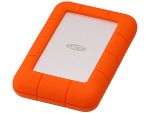 Disco duro Portátil LaCie Rugged Mini de 5TB, USB 3.0, Color Naranja.