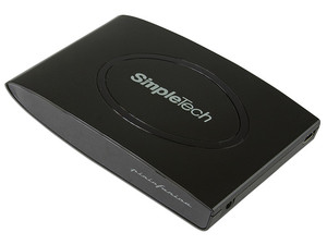 Disco Duro Portable SimpleTech de 120GB, USB 2.0. Color Negro