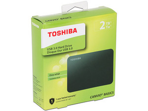 Disco Duro Portátil Toshiba Canvio Basics de 2 TB