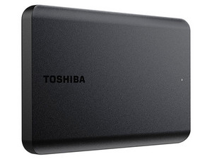 Disco Duro Portátil Toshiba Canvio Basics de 2TB, 2.5", USB 3.0. Color Negro.