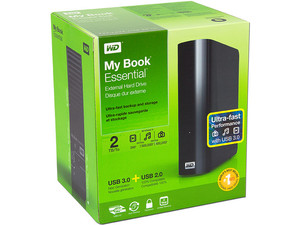 Ingenieros para donar Custodio Disco Duro Externo Western Digital My Book Essential de 2 TB, USB 3.0.