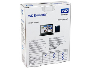 Parámetros Inhibir Prisión Disco Duro Portátil Western Digital Elements de 1 TB, USB 3.0.