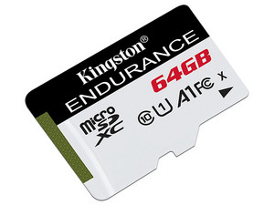 Memoria microSDHC UHS-I U1 Kingston High Endurance de 64GB, Clase 10.