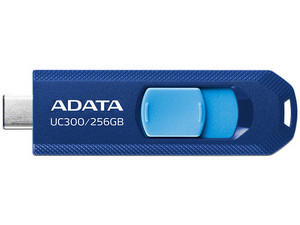 Memoria Flash USB-C 3.2 ADATA UC300 de 256GB. Color Azul.
