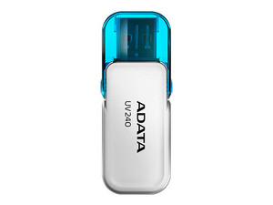 Unidad Flash USB 2.0 ADATA UV240 de 64GB. Color Blanco.