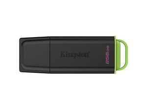 Unidad Flash USB 3.2 Gen 1 Kingston DataTraveler Exodia de 256GB. Color Negro.