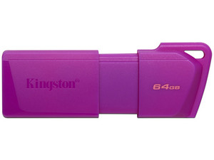 Unidad Flash USB 3.2 Kingston DataTraveler Exodia de 64GB. Color Morado.