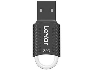 Unidad flash USB 2.0 LEXAR JumpDrive de 32 GB. Color negro.