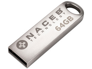 Unidad Flash USB 2.0 NACEB STNU-064 de 64GB. Color Gris.
