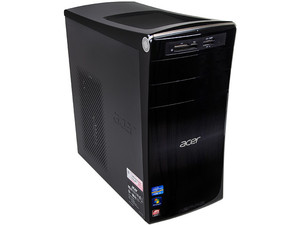 Computadora Acer Aspire M3970-MO10P: Procesador Intel Core i7-2600 (3.4  GHz), Memoria de 8GB DDR3, D.D. de 2TB, Video Radeon HD 6450, SuperMulti DVD±RW  DL, Windows 7 Home Premium (64 bits), No Incluye Monitor