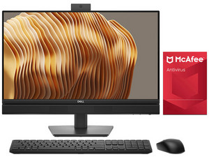 PC All In One DELL Pro QC24251: 
Procesador Intel Core i5 14500T (hasta 4.8 GHz), 
Memoria de 16GB DDR5, 
SSD de 512GB, 
Pantalla de 23.8" LED, 
Video UHD Graphics 770, 
S.O. Windows 11 Pro, 
Incluye Antivirus McAfee.
