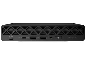 Mini PC de Escritorio HP ProDesk 4 AI G1i: 
Procesador Intel Core Ultra 7 265T (hasta 5.3 GHz), 
Memoria de 16GB DDR5,
SSD de 512GB, 
Video Intel Graphics, 
S.O. Windows 11 Pro.