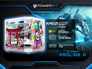 Proline Pc Ram PC Gamer Powerbit ProLine X: Procesador AMD Ryzen 7 5700G (hasta 4.6 ...