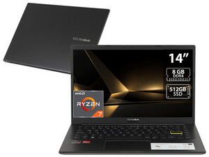 Laptop ASUS Vivobook 14:
Procesador AMD Ryzen 7 5700U (hasta 4.3 GHz),
Memoria de 8GB DDR4,
SSD de 512GB,
Pantalla de 14" LED,
Video Radeon Graphics,
S.O. Windows 11 Home.