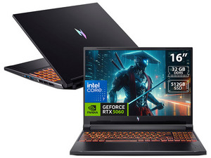 Laptop Gamer Acer Nitro V:
Procesador Intel Core 7 240H (hasta 5.2 GHz),
Memoria de 32GB DDR5,
SSD de 512GB,
Pantalla de 16" LED WUXGA (1920 x 1200),
Video NVIDIA GeForce RTX 5060,
S.O. Windows 11 Home.
Teclado versión en inglés. Laptop Gamer Acer Nitro V:
Procesador Intel Core 7 240H (hasta 5.2 GHz),
Memoria de 32GB DDR5,
SSD de 512GB,
Pantalla de 16" LED WUXGA (1920 x 1200),
Video NVIDIA GeForce RTX 5060,
S.O. Windows 11 Home.
Teclado versión en inglés.
