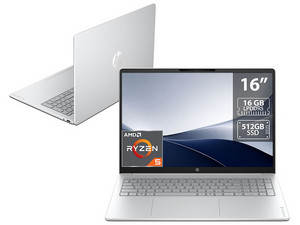 Laptop HP OmniBook 3:
Procesador AMD Ryzen 5 40 (hasta 4.3 GHz), 
Memoria de 16GB LPDDR5, 
SSD de 512GB, 
Pantalla de 16" LED
WUXGA (1920 x 1200),
Video Radeon 610M, 
S.O. Windows 11 Home. 
Teclado Versión en Inglés.