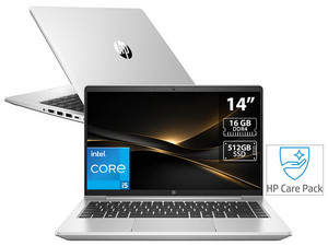 Laptop HP ProBook 440 G9:
Procesador Intel Core i5 1235U (hasta 4.4 GHz),
Memoria de 16GB DDR4,
SSD de 512GB,
Pantalla de 14" LED,
S.O. Windows 11 Pro,
Incluye 1 año de garantía extendida (2 años total)