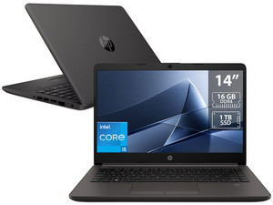Laptop HP 240R G9:
Procesador Intel Core i5 1335U (hasta 4.6 GHz),
Memoria de 16GB DDR4,
SSD de 1TB,
Pantalla de 14" LED Full HD (1920 x 1080),
Video UHD Graphics,
S.O. Windows 11 Home. Laptop HP 240R G9:
Procesador Intel Core i5 1335U (hasta 4.6 GHz),
Memoria de 16GB DDR4,
SSD de 1TB,
Pantalla de 14" LED Full HD (1920 x 1080),
Video UHD Graphics,
S.O. Windows 11 Home.