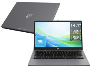 Laptop Hyundai HyBook 14CC4S02:
Procesador Intel Celeron N N4020 (hasta 2.8 Ghz),
Memoria de 8GB LPDDR4,
SSD de 256GB,
Pantalla de 14.1" LED,
Video UHD Graphics 600,
S.O. Windows 11 Home (64 Bits)