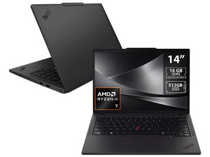 Laptop Lenovo ThinkPad P14s Gen 6: 
Procesador AMD Ryzen AI 7 Pro 350 (hasta 5.0 GHz), 
Memoria de 16GB DDR5, 
SSD de 512GB, 
Pantalla de 14" LED, 
Video Radeon Graphics, 
S.O. Windows 11 Pro.