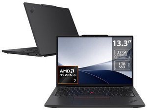 Laptop Lenovo ThinkPad X13 G6:
Procesador AMD Ryzen 7 AI Pro 350 (hasta 5.0 GHz),
Memoria de 32GB LPDDR5,
SSD de 1TB,
Pantalla de 13.3" IPS,
Video Radeon 860M,
Teclado en Español,
S.O. Windows 11 Pro. Laptop Lenovo ThinkPad X13 G6:
Procesador AMD Ryzen 7 AI Pro 350 (hasta 5.0 GHz),
Memoria de 32GB LPDDR5,
SSD de 1TB,
Pantalla de 13.3" IPS,
Video Radeon 860M,
Teclado en Español,
S.O. Windows 11 Pro.
