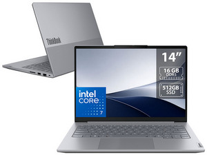Laptop Lenovo ThinkBook 14 G8:
Procesador Intel Core 7 240H (hasta 5.2 GHz),
Memoria de 16GB DDR5 5600MHz,
SSD de 512GB,
Pantalla de 14" LED WUXGA (1920 x 1200),
Video Intel Graphics,
S.O. Windows 11 Pro. (Teclado en Español)