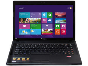 Laptop Lenovo IdeaPad G485: Procesador AMD E-300 ( GHz), Memoria de 2 GB  DDR3, Disco Duro de 500 GB, Pantalla LED de 14