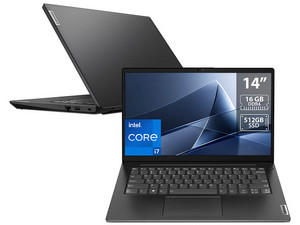 Laptop Lenovo V14 Gen 4: 
Procesador Intel Core i7 13620H (hasta 4.9 GHz), 
Memoria de 16GB DDR4, 
SSD de 512GB, 
Pantalla de 14" LED FULL HD (1920 X 1080), 
Video UHD Graphics, 
S.O. Windows 11 Home. 
Teclado Versión en Inglés.