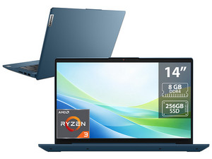 Laptop Lenovo IdeaPad 5 14ARE05:
Procesador AMD Ryzen 3 4300U (hasta 3.70 GHz),
Memoria de 8GB DDR4,
SSD de 256GB,
Pantalla de 14" LED,
Video Radeon Graphics,
S.O. Windows 10 Home (64 Bits), Incluye Monitor LED Lenovo ThinkVision E20 de 19.5". Laptop Lenovo IdeaPad 5 14ARE05:
Procesador AMD Ryzen 3 4300U (hasta 3.70 GHz),
Memoria de 8GB DDR4,
SSD de 256GB,
Pantalla de 14" LED,
Video Radeon Graphics,
S.O. Windows 10 Home (64 Bits), Incluye Monitor LED Lenovo ThinkVision E20 de 19.5".
