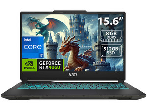 Laptop Gamer MSI Cyborg 15:
Procesador Intel Core i7 12650H (hasta 4.7 GHz),
Memoria de 8GB DDR5,
SSD de 512GB,
Pantalla de 15.6