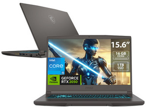 Laptop Gamer MSI Thin 15: 
Procesador Intel Core i5 12450H (hasta 4.4 GHz), 
Memoria de 16GB DDR4, 
SSD de 1TB, 
Pantalla de 15.6" LED, 1920 x 1080, 144Hz,
Video NVIDIA GeForce RTX 2050 4GB GDDR6, 
S.O. Windows 11 Home, 
Teclado en Inglés
