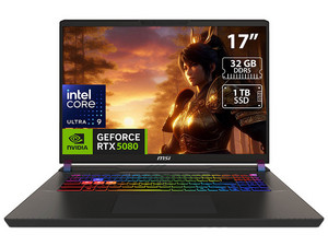 Laptop MSI Vector 17 HX AI A2XW:
Procesador Intel Core Ultra 9 275HX (hasta 5.4 GHz),
Memoria de 32GB DDR5,
SSD de 1TB,
Pantalla de 17" LED QHD (2560 x 1440), 240Hz,
NVIDIA GeForce RTX 5080 16GB GDDR7,
S.O. Windows 11 Pro,
Incluye Mochila.