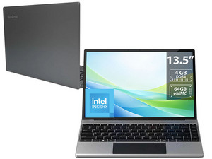 Laptop TechPad Cosmos 13:
Procesador Intel Pentium J3710 (hasta 2.64 GHz),
Memoria de 4GB DDR4,
Almacenamiento eMMC de 64GB,
Pantalla de 13.5" LED,
Video HD Graphics 400,
S.O. Windows 10 Home (64 Bits). Laptop TechPad Cosmos 13:
Procesador Intel Pentium J3710 (hasta 2.64 GHz),
Memoria de 4GB DDR4,
Almacenamiento eMMC de 64GB,
Pantalla de 13.5" LED,
Video HD Graphics 400,
S.O. Windows 10 Home (64 Bits).