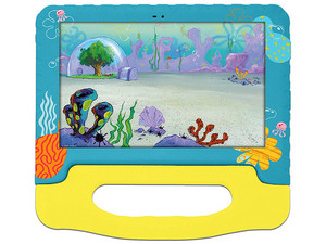 Tablet GHIA BOBT1:
Procesador A333 Penta Core,
Memoria RAM de 4GB,
Almacenamiento de 64GB,
Pantalla de 10.1" (1280 x 800),
Bluetooth 5, Wi‑Fi,
Android 15. Edición Bob Esponja.
Color Azul.