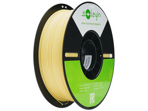 Rollo de Filamento Creality Soleyin Ultra de PLA de 1.75mm, 1Kg. Color Amarillo Piña Solido.