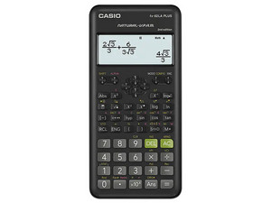 Calculadora científica Casio FX-82LAPLUS2-BK, 252 Funciones, 4 líneas en pantalla, funciones en Español, Color Negro.
