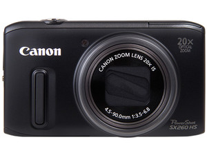 Cámara Fotográfica Digital Canon PowerShot SX 260 HS, 12.1 MP, Zoom Óptico  20x, Video Full HD, GPS.