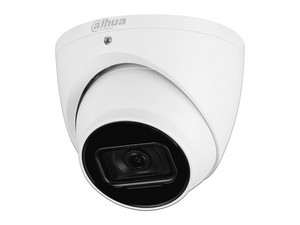 Cámara de vigilancia IP tipo domo Dahua DH-HAC-HDW1801TN, Lente de 2.8 mm, 4k (8MP), IR hasta 60m, metálica, IP67, Color Blanco.
