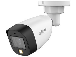 Cámara Tipo Bala Dahua DH-HAC-HFW1209CN-A-LED-S3 de 2MP (1920 x 1080), Lente de 2.8mm, Luz Blanca hasta 30m, IP67, Color Blanco.