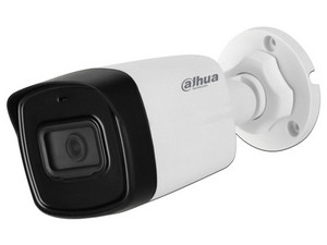 Cámara Tipo Bullet Dahua DH-HAC-HFW1500TLN-0280B-S2 de 5MP, IR hasta 40m, IP67.