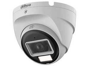 Cámara Tipo Domo Dahua DH-HAC-T2A51N-U-IL-A- de 5MP (2880 x 1620), Lente de 2.8mm , IR hasta  30m, IP67, Color Blanco.