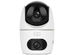 Cámara IP PT Dahua DH-HPT1539DD-STW-5E2-IL de 5MP con Doble lente 3K, IR hasta 30m, Botón de llamada, Alarma de luz y sonido, Bluetooth y Wi-Fi 6.