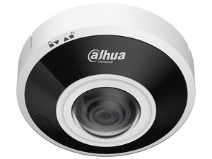 Cámara IP Tipo Ojo de Pez Dahua DH-IPC-EBW5641-AS de 6MP (2560 x 2560), Lente de 1.68mm, IR hasta 15m, IP67, Color Negro.