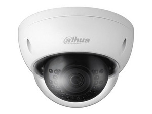 Cámara Dahua de Vigilancia tipo domo con Lente fija, IR hasta 30m, 2MP, IP67, IK10.